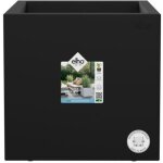 Elho - vivo next square 30 bac a fleurs - noir - � 30 x h 29 cm - int�rieurext�rieur - 100% recycl�
