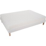 Elite mattress - ensemble 140x190 confort sommier + matelas hauteur 15cm