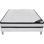 Elite mattress - ensemble 120x190 grand confort sommier + matelas hauteur 22cm