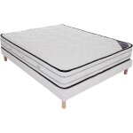 Elite mattress - ensemble 160x200 memoryfoam sommier + matelas hauteur 25cm