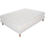 Elite mattress - ensemble 140x200 zen sommier + matelas hauteur 20cm