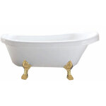 Baignoire ilt retr avec pieds or ? marigold
