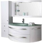 Eliteshopping - meuble de salle de bain 120 cm colonne et lavabo inclus ? annabelle