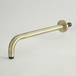 Elizabeth - bras de douche rtro mural pour pommeau fixe - or bross - hudson reed
