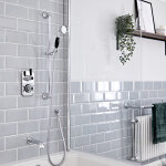 Hudson reed - elizabeth - kit de douche r�tro - mitigeur thermostatique � double fonctions avec inverseur&44 ...
