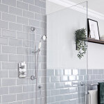 Hudson reed - elizabeth - kit de douche rtro - mitigeur thermostatique  une fonction et kit douchette ...