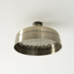 Hudson reed - elizabeth - pommeau de douche pluie rond fixe rtro 15 cm - or bross