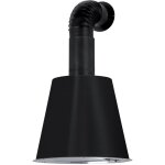 Elleci ? hotte plafond mont�e au mur noire 520 m� / h ? niveau sonore 65 db ? largeur 900 mm ? granitek ...