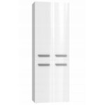 Topeshop - ellos armoire de salle de bain avec deux paniers poignes minimalistes dimensions : 174x60x30 ...