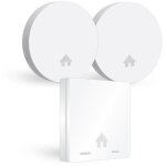 Elro ff4610 kit anti - incendie design - 2x d�tecteur de fum�e ultra - plat & d�tecteur de monoxyde de ...