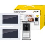 Elvox kit portier vid�o station de porte + moniteur + alimentation + distributeur de bus - k42911 - vimar ...