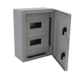 Em distribution - armoire lectrique 24 modules 400x300x165mm tanche ip65 - porte pleine - avec rail ...