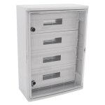 Em distribution - armoire électrique 88 modules 700x500x245mm étanche ip65 - porte transparente - avec ... Em distribution - armoire électrique 88 modules 700x500x245mm étanche ip65 - porte transparente - avec ...