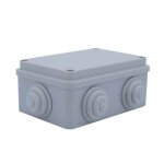 Em distribution - boite de dérivation étanche ip54 80x120x50mm, en saillie, 6 entrées membranes souples ... Em distribution - boite de dérivation étanche ip54 80x120x50mm, en saillie, 6 entrées membranes souples ...
