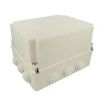Em distribution - boite de d�rivation �tanche ip65 250x200x160mm, avec couvercle rehauss�, 12 entr�es ...
