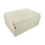 Em distribution - boite de d�rivation �tanche ip67 310x230x130mm, avec couvercle opaque, bords lisses ...