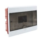 Em distribution - coffret �lectrique encastrable pour ma�onnerie 170x290x90mm ip40 - 1 rang�e de 12 modules ...
