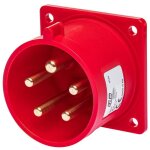 Ide - prise mle 3p + n + t 32a tanche ip44 ou ip67  encastrer sur coffret - tanche ip67 ou ip44 - ...