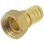 Embout cannel� laiton 6 pans 2 pi�ces capvert femelle 20 x 27 mm - � 15 mm