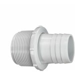 Hayward - embout cannel� pour raccord tuyau flottant - 1 - 1 / 2 - � 38 mm - blanc - 3396