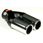 Embout echappement double 754. 3 - pour sortie 45 - 60 mm