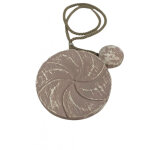 Embrasse rideau aimant�e bois coloris - lin - rosa