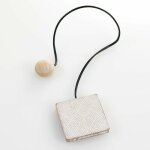 Embrasse de rideau aimante 'pavela' 43cm blanc