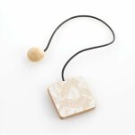 Embrasse de rideau aimantée tokela 43cm blanc Embrasse de rideau aimantée tokela 43cm blanc