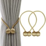 Embrasses  rideaux embrasse rideau aimante tressage magntiques rideaux boucle (bronze)
