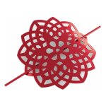 Embrasse de rideau broche rosae 17cm rouge Embrasse de rideau broche rosae 17cm rouge