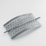 Embrasse de rideau broche  ruchea  17cm gris