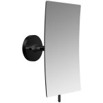 Emco - miroir mural rond 1 bras, 3 plis, angulaire, 132x208mm,