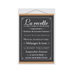 Emde - affiche kakemono recette famille heureuse 50x70cm