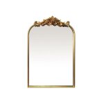 Emde - miroir orn� avec fronton dor� 60x90cm