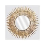 Emde - miroir soleil feuilles dor� 63cm