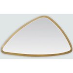 Emde - miroir triangle arrondi dor� 46x27x4cm
