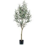 Emerald - olivier artificiel 140 cm en pot en plastique Emerald - olivier artificiel 140 cm en pot en plastique