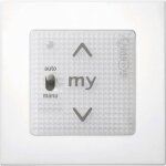 Emetteur mural smoove uno a / m io pure sans cadre - �metteur radio 1811404 somfy