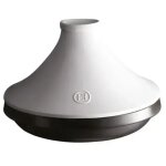 Emile henry tajine 32 cm blanc & noir - delight