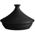 Emile henry tajine 32 cm noir truffe - flame