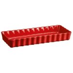 Emile henry tourtire rectangle 15 x 36 cm grand cru - douceur - la patisserie 346034