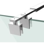 Emke - barre de fixation pour douche à l'italienne 700 - 1200mm barre de stabilisation réglable pour ... Emke - barre de fixation pour douche à l'italienne 700 - 1200mm barre de stabilisation réglable pour ...