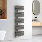 Sche - serviettes  eau chaude panneau plat, sche - serviettes connexion latrale pour, anthracite ...