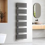 Sche - serviettes  eau chaude panneau plat, sche - serviettes connexion latrale pour, anthracite ...