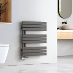 Sche - serviettes  eau chaude panneau plat, sche - serviettes connexion latrale pour, anthracite ...