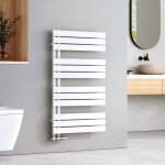 Emke - sche - serviettes  eau chaude panneau plat, sche - serviettes connexion latrale pour, blanc ...