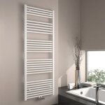 Emke - s�che - serviette eau chaude, radiateur s�che - serviettes raccordement central blanc 160x60cm ...