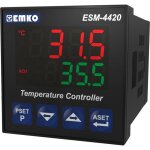 R�gulateur de temp�rature emko esm - 4420 2 points, p, pi, pd, pid j, k, r, s, t, pt100 - 200 � 1700 ...