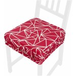 Emmevi mv s. p. a. - coussin pour chaise en coton amovible lavable bande lastique housse de chaise abstrait ...