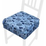 Emmevi mv s. p. a. - coussin pour chaise en coton amovible lavable bande �lastique housse de chaise fleur� ...